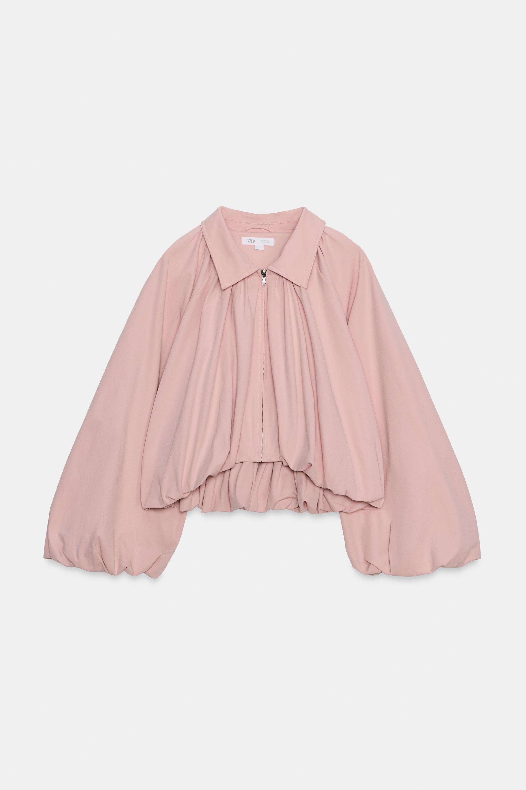 VESTE BOMBER À MANCHES BALLON